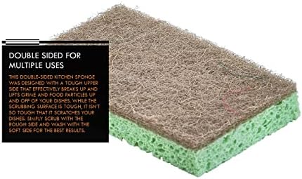 Superio Non-Scratch Cellulose Sponge Scrub Heavy Duty Kitchen Sponges Scrubbers - Image 7