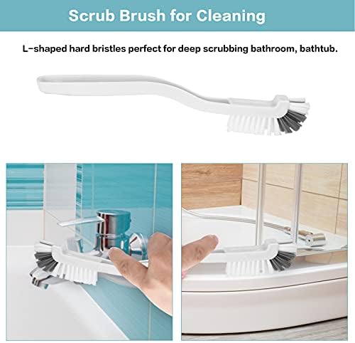 8 Pcs Dish Brush Bottle Bathroom Scrub Brushes Kitchen Cleaning Brush Right - Image 5