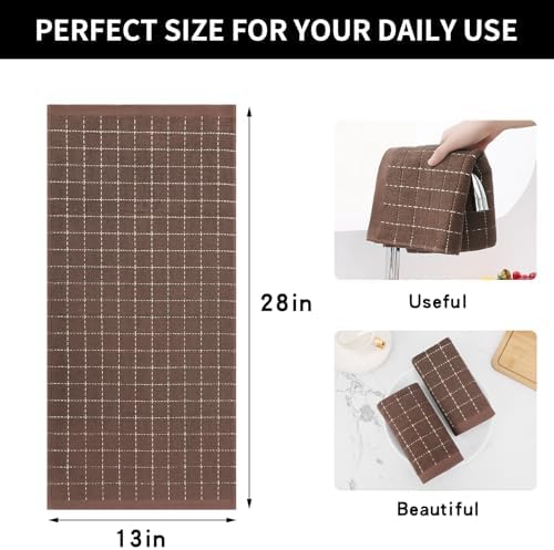 Homaxy 100% Cotton Terry Kitchen Towels, 7 Pack - Image 5