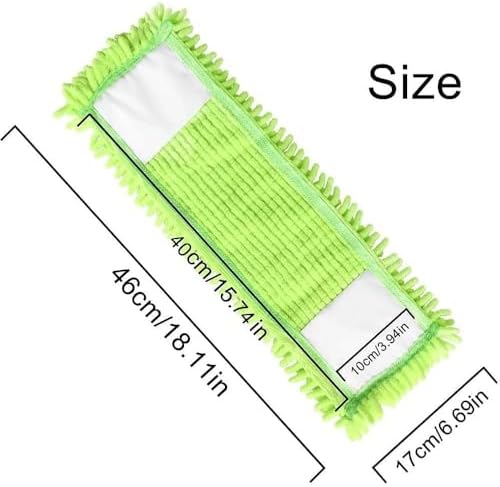 4Pcs Flat Mop Refill Pads, Absorbent - Image 2