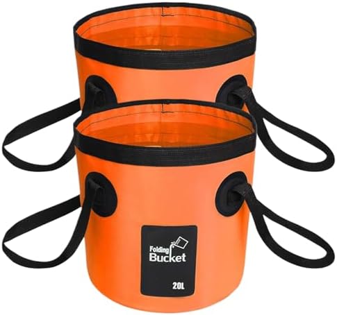 BANCHELLE 2 PCS Collapsible Bucket by BANCHELLE