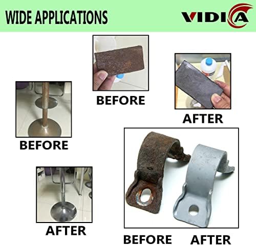 VIDICA Wire Brush Set 20 Pcs, 1/4 Inch Hex Shank Wheel - Image 6