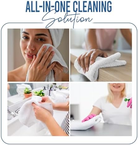 DAN RIVER 10 Pack Wash Cloths for Showering - Image 3
