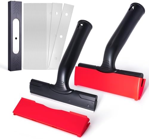 FOSHIO 2 Pack 6" Putty Knife Razor Blade Scraper Tool by FOSHIO