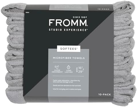 Fromm Softees Microfiber Salon Hair Towels by Fromm
