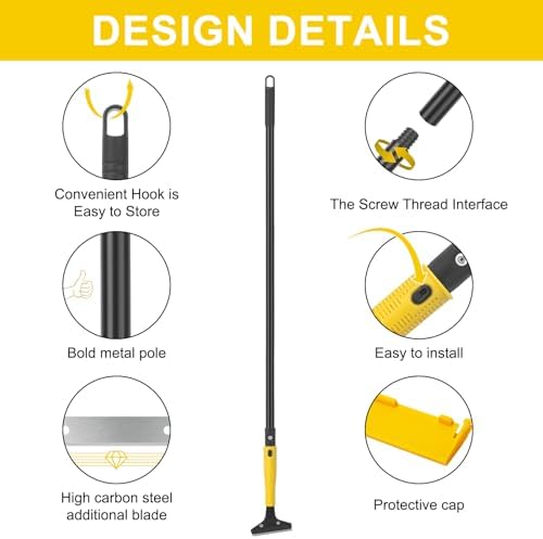 KeFanta Scraper Tool, 45.7" Long Handle - Image 4