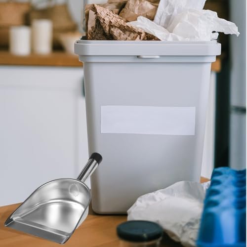 Steel Thickened Shovel Dustpan Handheld Stainless Black Garbage - Image 5