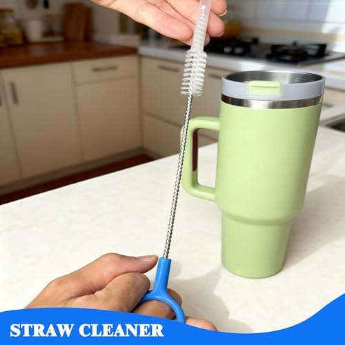 Heavy-Duty 12inch Long Straw Cleaner Brush Set 6 Pack Reusable - Image 6