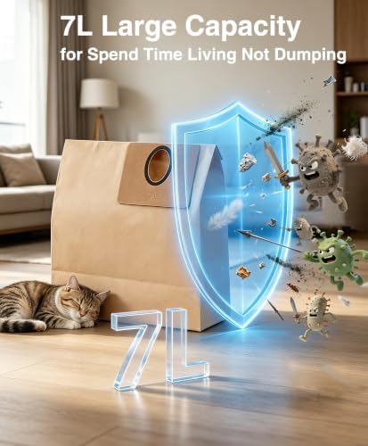 Touchless Vacuum Automatic Dustpan, 20Kpa Suction, 2 Modes - Image 2