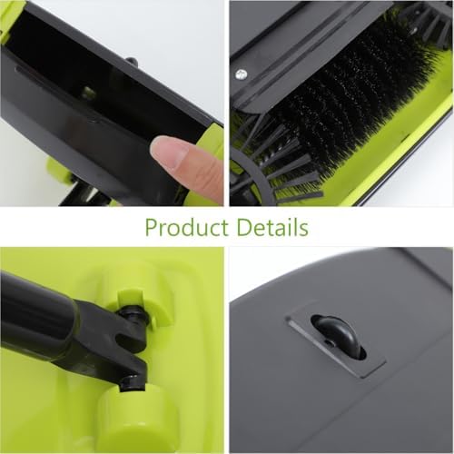 Healifty Manual Floor Sweeper, 3-in-1 Push Cleaner - Image 6