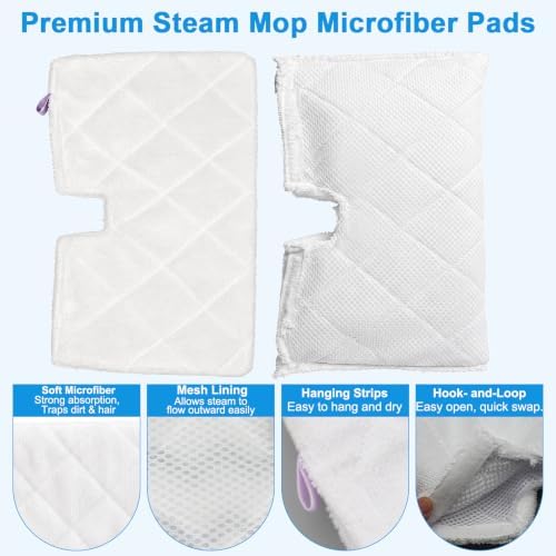 10 Pack Steam Mop Replacement Pads - Image 3