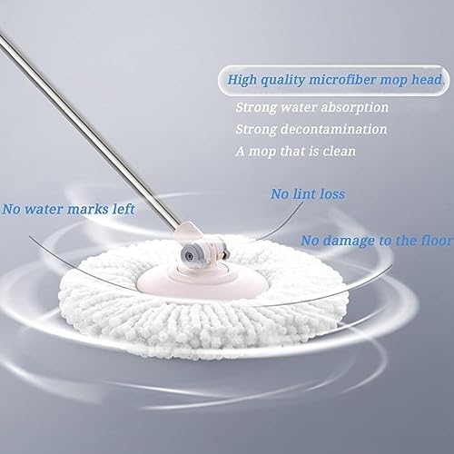Spin Mop Heads Replacement for Mr.Clean, 360 Rotating Round Mop - Image 5