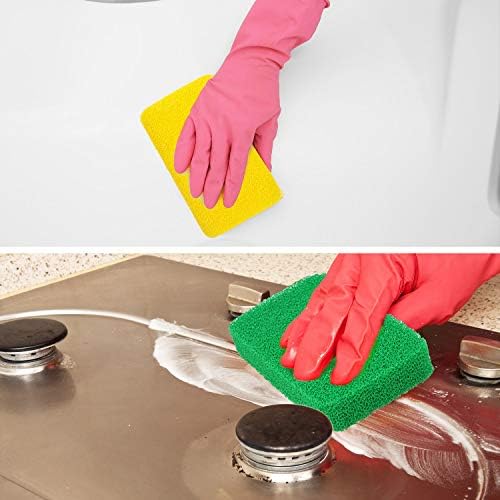 Patelai 10 Pcs Silicone Sponge for Dishes, Kitchen Silicone Dish Scrubber - Image 5