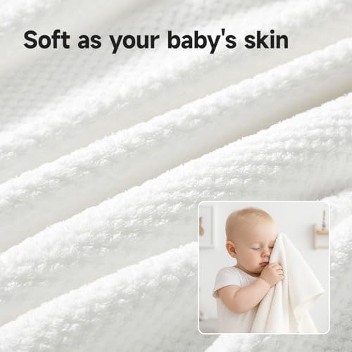 REDKISS Ultra Soft 6 Piece Towel Set, Premium White Towels - Image 4
