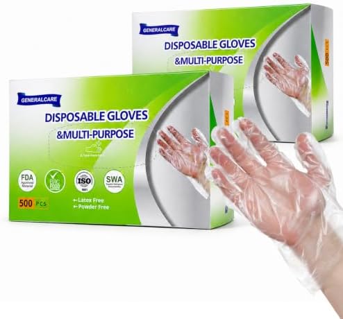 Disposable Plastic Gloves Food Handling Service Gloves Disposable by GENERALCARE