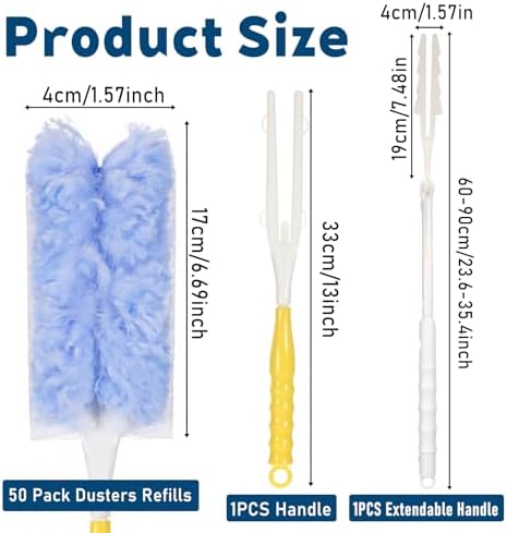 50 Count Disposable Heavy Duty Duster Refills Kit - Image 2