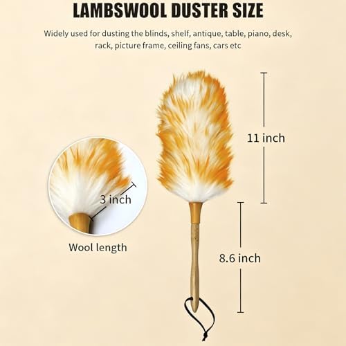 Gracefur 19.6-Inch Lambswool Duster - Image 4