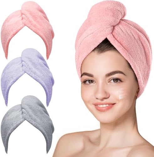 Hicober Microfiber Hair Towel Wrap by Hicober