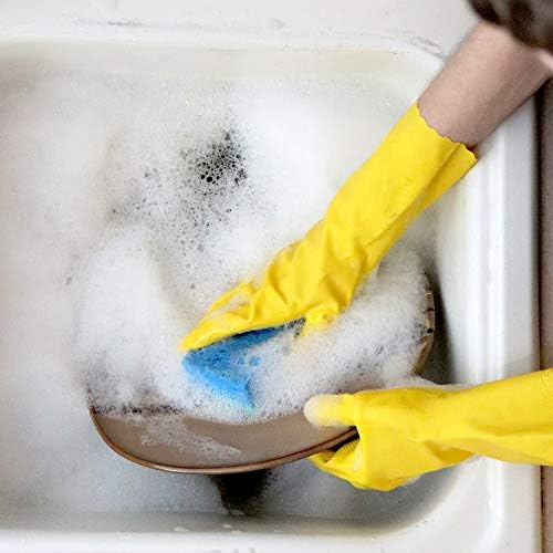 PLAYTEX HandSaver Reuseable Rubber Cleaning Gloves, Everyday Protection - Image 5
