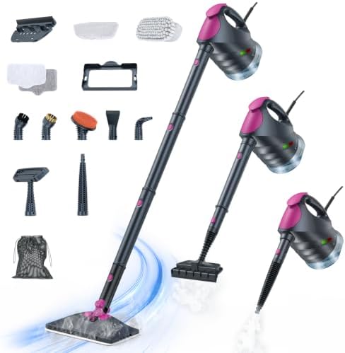 10-in-1 Steam Cleaner, Steam Mop by ScrubWiz
