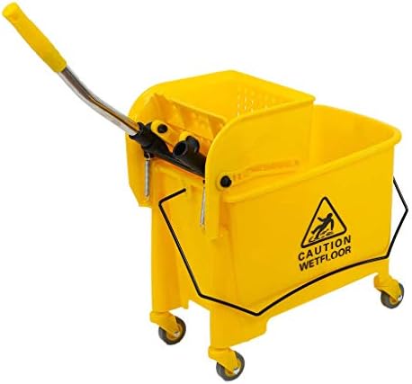 Mop Bucket & Side Wringer Combo by Unknown