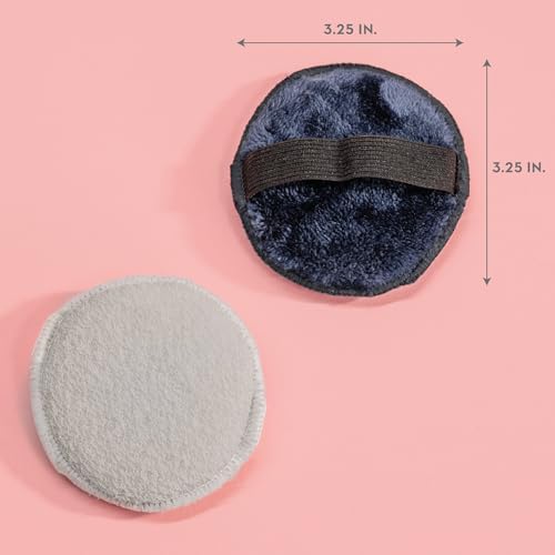 S&T INC. Face Scrubber Pad, 2 Pack, 3.3" Diameter - Image 6