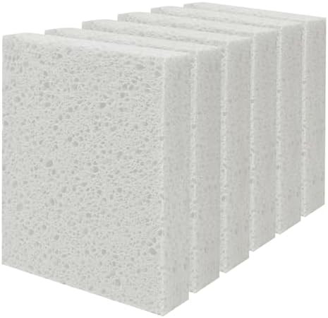 Cellulose Sponges, Large Size 4" x 6" x 1" by Mainlyrunmakeupsuppliers