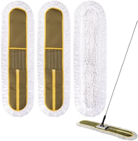 36 Inch Commercial Dust Mop Head: Replacement Industrial Heavy Duty Floor by BeiLan