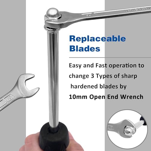 CHILI TOOLS 9 Inch Stainless Steel Shave Hook Set, Painting Scrapers, Paint - Image 6