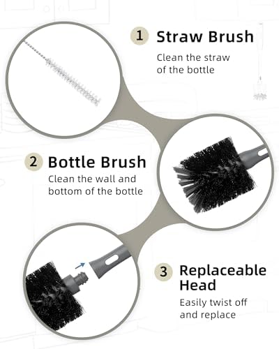 ROSEOK 2 in 1 Bottle Brush - Image 4