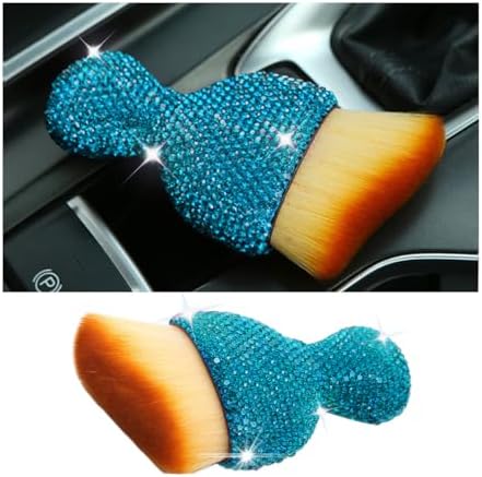 zipelo Diamond-Handle Car Detailing Dust Brush, Lake Blue by zipelo