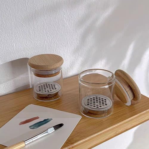 2 Pack Nail Brush Cleaner Cup, Portable Dappen Dish - Image 5