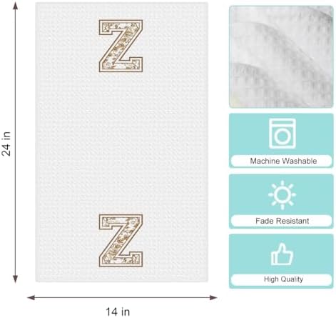Chinoiserie Initial Kitchen Towels, Personalized Kitchen Towels, Personalized - Image 6