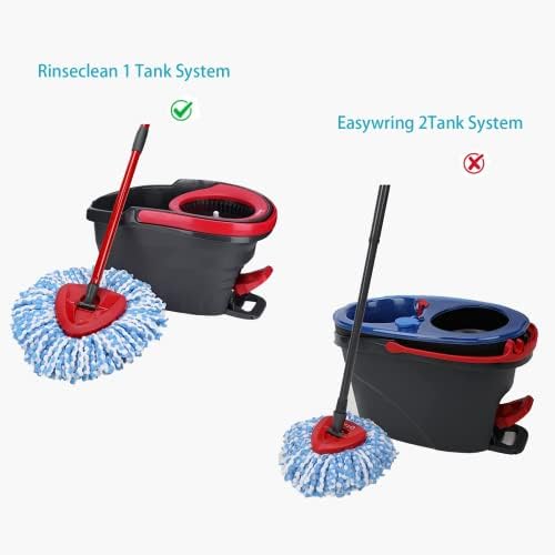 4 Pack Spin Mop Replacement Heads Compatible - Image 2