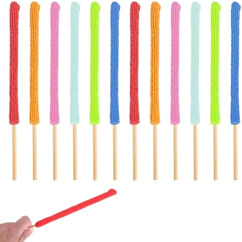 12 Pcs Small Duster Microfiber Detail Duster Sticks Fan Cleaning Brush Fan by Unknown