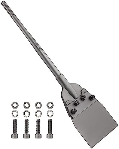 SDS Max Floor Scraper, Firecore 6 Inch by 25 Inch Thinset Removal Chisel Bit by Firecore