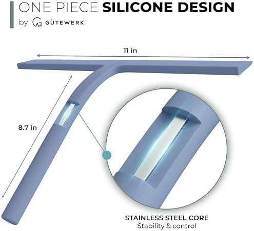 GÜTEWERK Silicone Shower Squeegee - Image 4