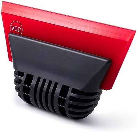 FOSHIO Red Small Squeegee Window Tint Squeegee, Non-Slip Handle Rubber PPF - Image 4