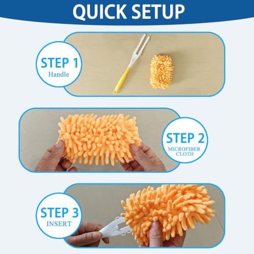 6 Pack Reusable Duster Refill Kit Compatible - Image 4