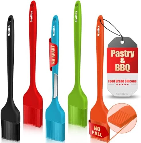 Walfos Silicone Pastry Brush, 600℉ Heat Resistasnt Basting Oil Butter Sauce by Walfos