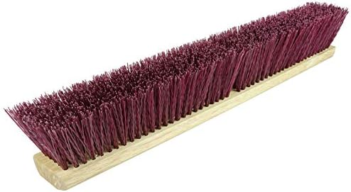 Weiler 42149 36" Garage Brush, Maroon Polypropylene Fill, Includes Brace - Image 2