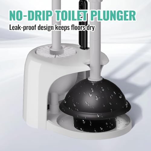 3 in 1 Toilet Brush and Plunger Set - Image 4
