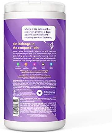 method All-Purpose Cleaning Wipes, French Lavender, 6 Pack - Image 2