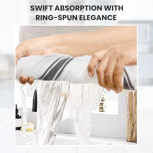WHITEWRAP Kitchen Dish Towels for Kitchen, Highly Absorbent for Drying and - Image 4