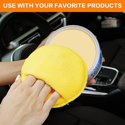 FONAROLL Microfiber Wax Applicator Pads, Car Wax Applicator - Image 7