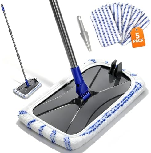 Microfiber Mops for Floor Cleaning, Hardwood Floor Mop by MASTERTOP