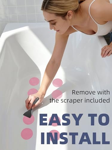 Secopad 24PCS Round Non Slip Bathtub Stickers - Image 6