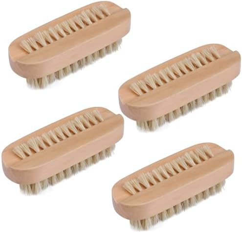 Tbestmax Cleaning Nail Fingernail Brush Wood 2 Side by Tbestmax
