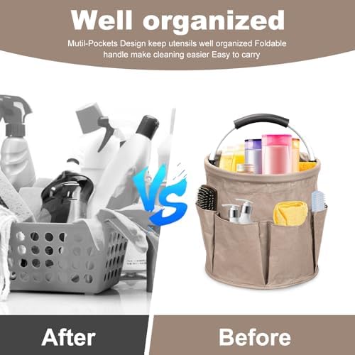 Qivine 17L Cleaning Caddy, Caddy Organizer - Image 3