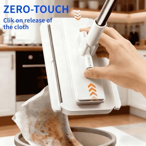 Mini-Sized Snap Mop with 10 Reusable Cloths - Image 3